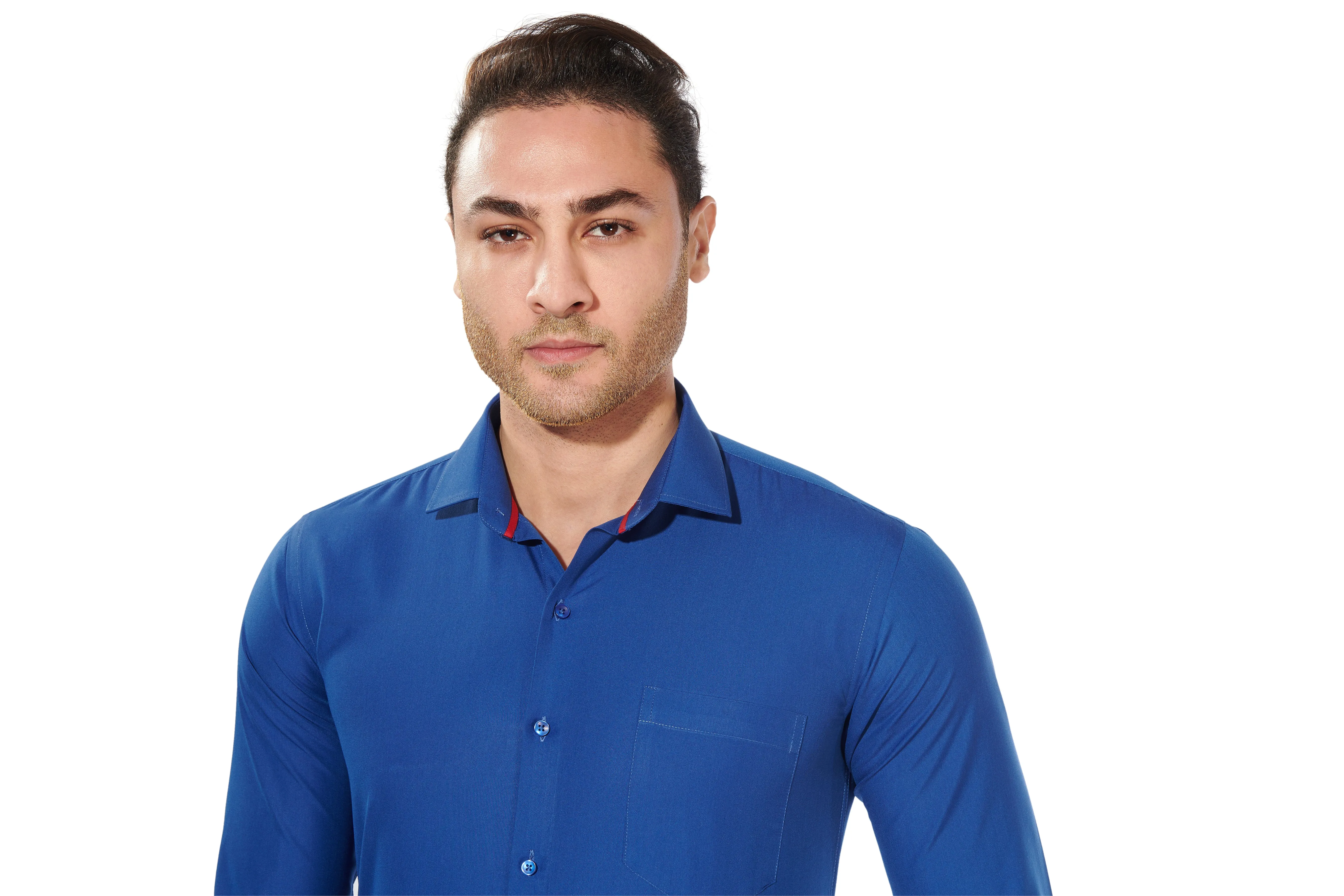 Royal Blue | Mens Slim-Fit Shirt