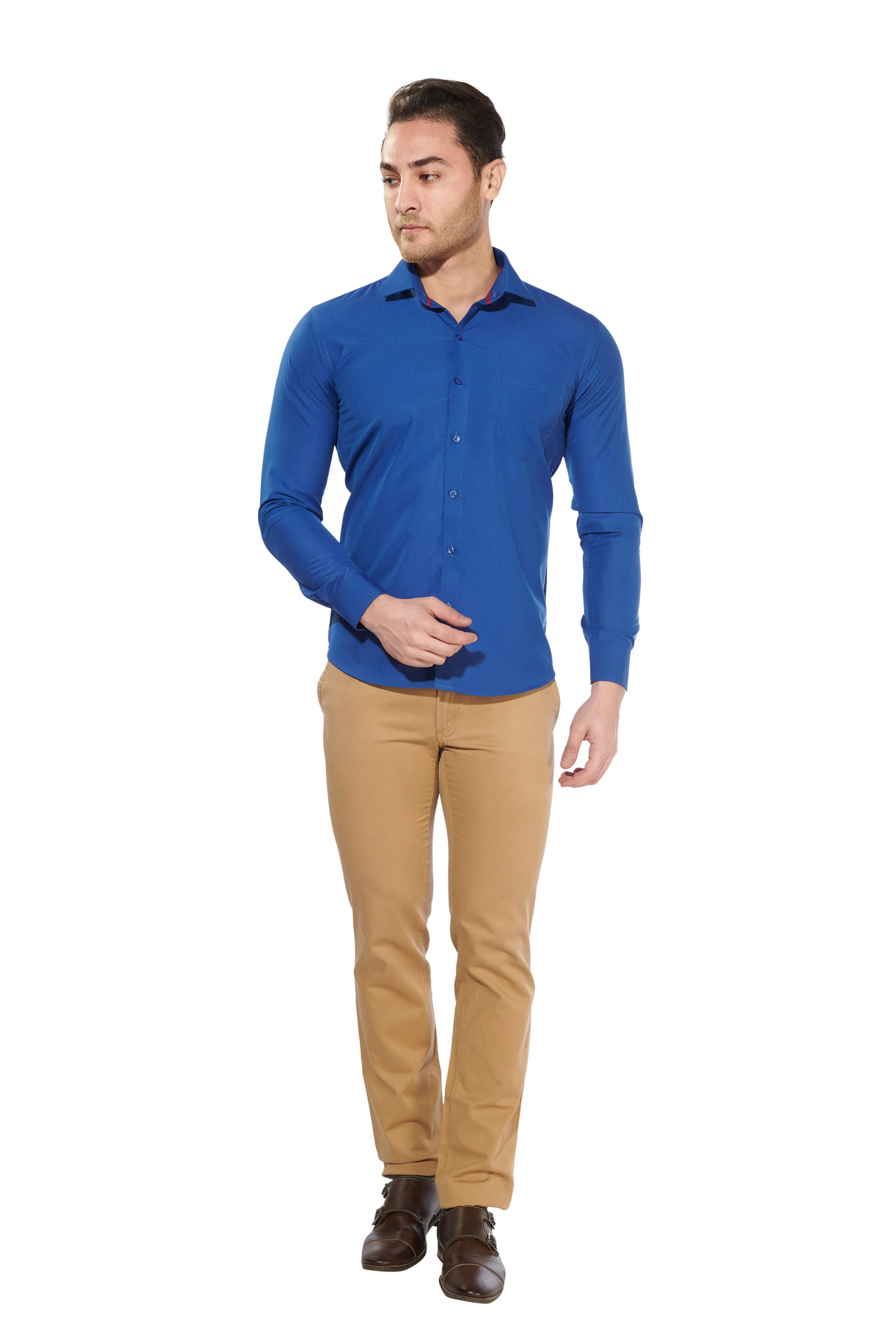 Royal Blue | Mens Slim-Fit Shirt