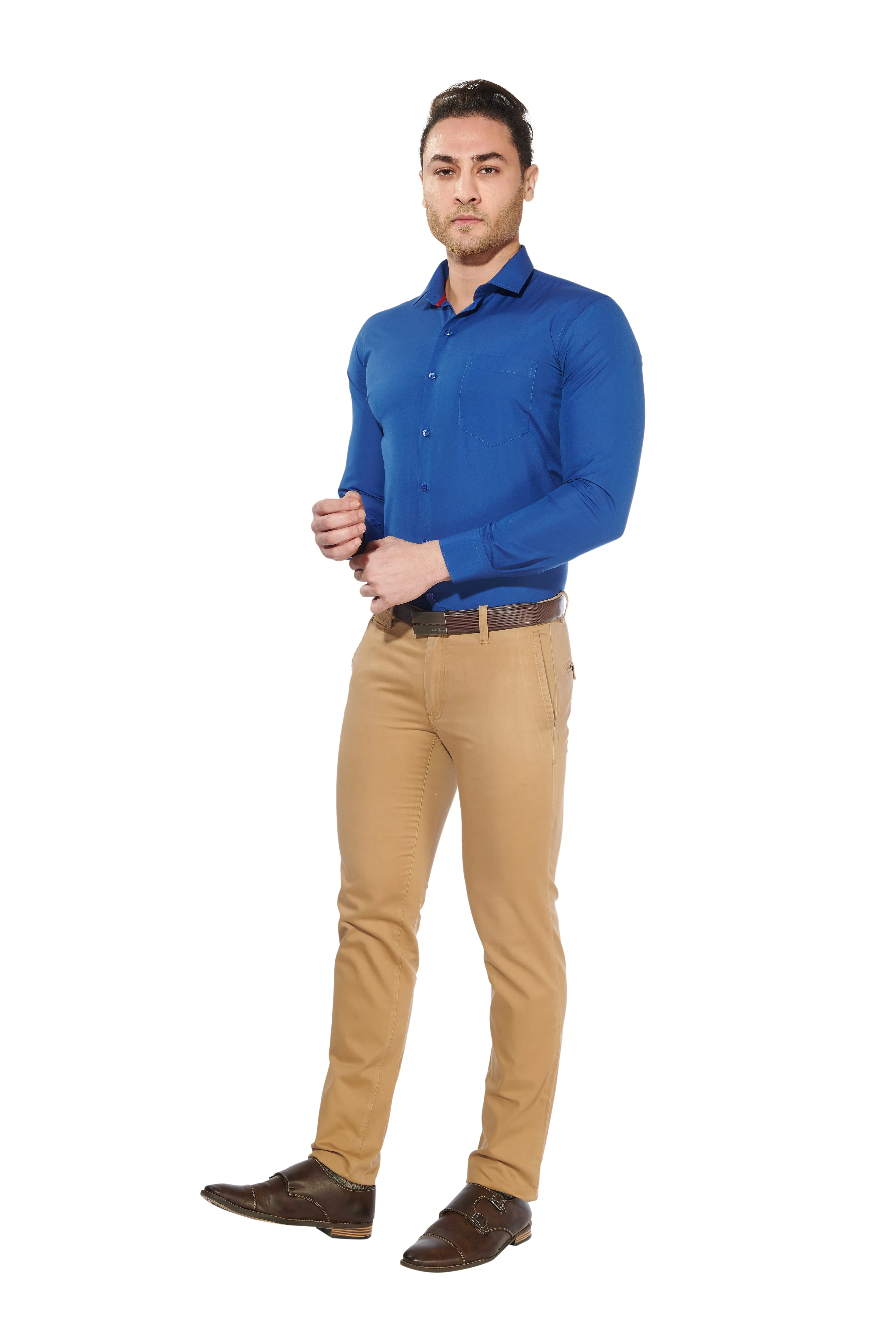 Royal Blue | Mens Slim-Fit Shirt