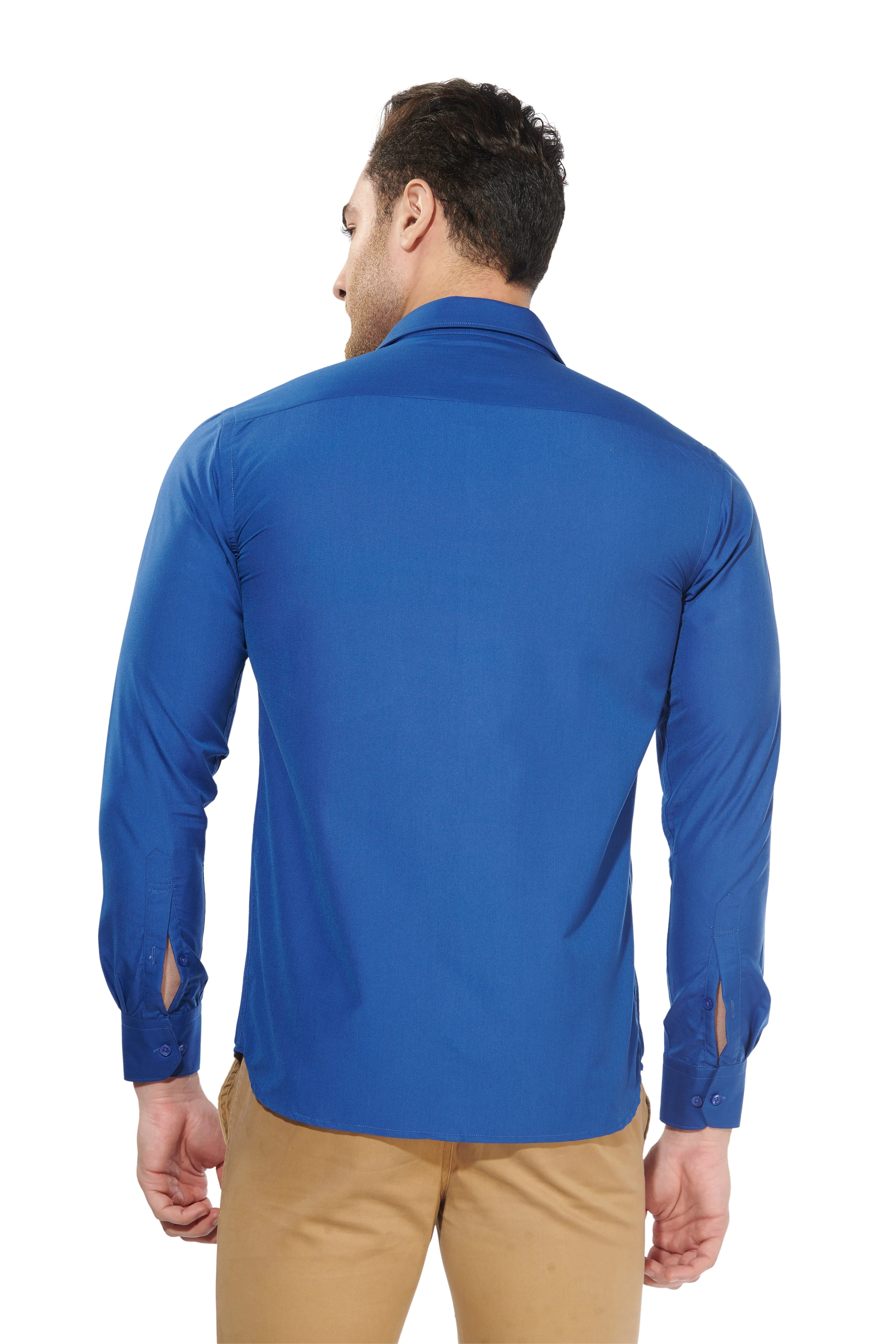 Royal Blue | Mens Slim-Fit Shirt