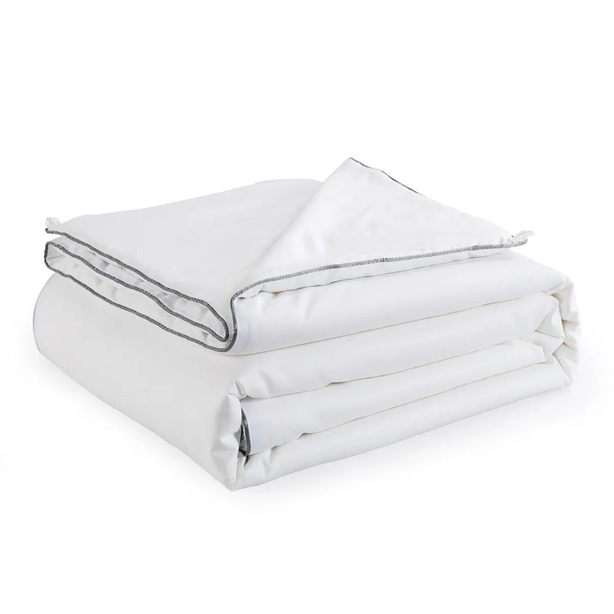 Royal Comfort 100% Silk Filled Eco-Lux Quilt 300GSM With 100% Cotton Cover - Double - White