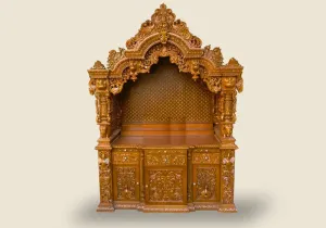 Royal Hand Crafted Masterpiece Wood Temple