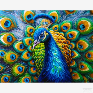 Royal Peacock Painting - Diamond Painting