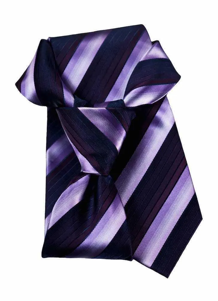 Royal Purple Striped Tie