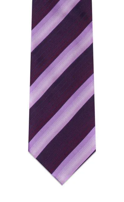 Royal Purple Striped Tie