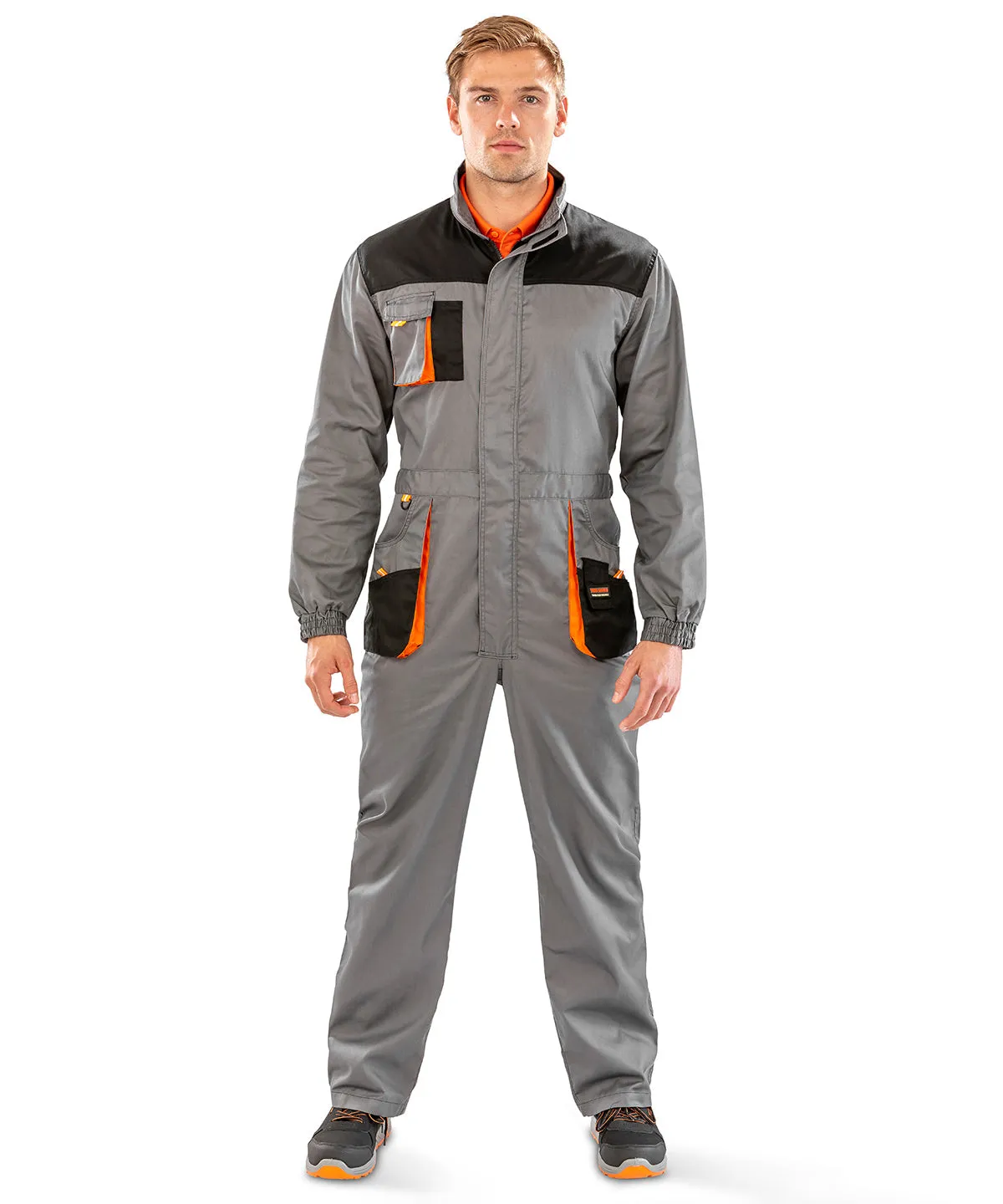 Royal/Navy/Orange - Work-Guard lite coverall