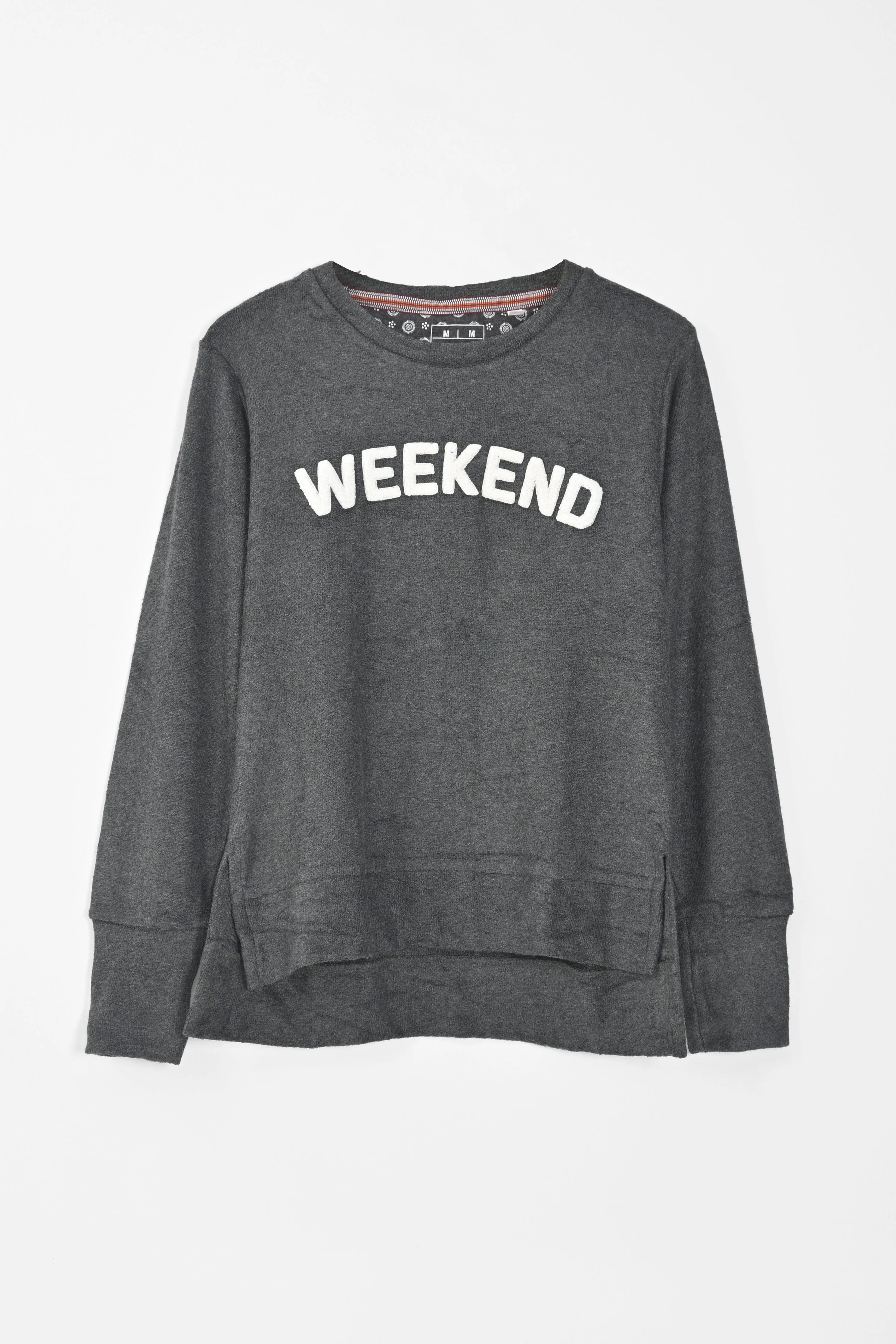 Royce Brand Women's Weekend Applique Embroidered Sweatshirt