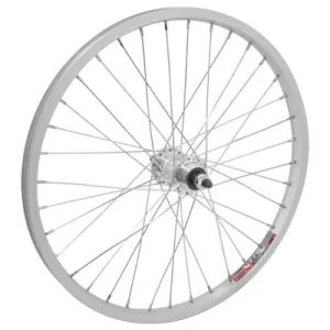 Rr Whl,20X1.75,Sil,Aly,36H 3/8'',Sw,Sil,110Mm,Fw,1S 20'' Alloy Bmx Wheels  Wheels  20''