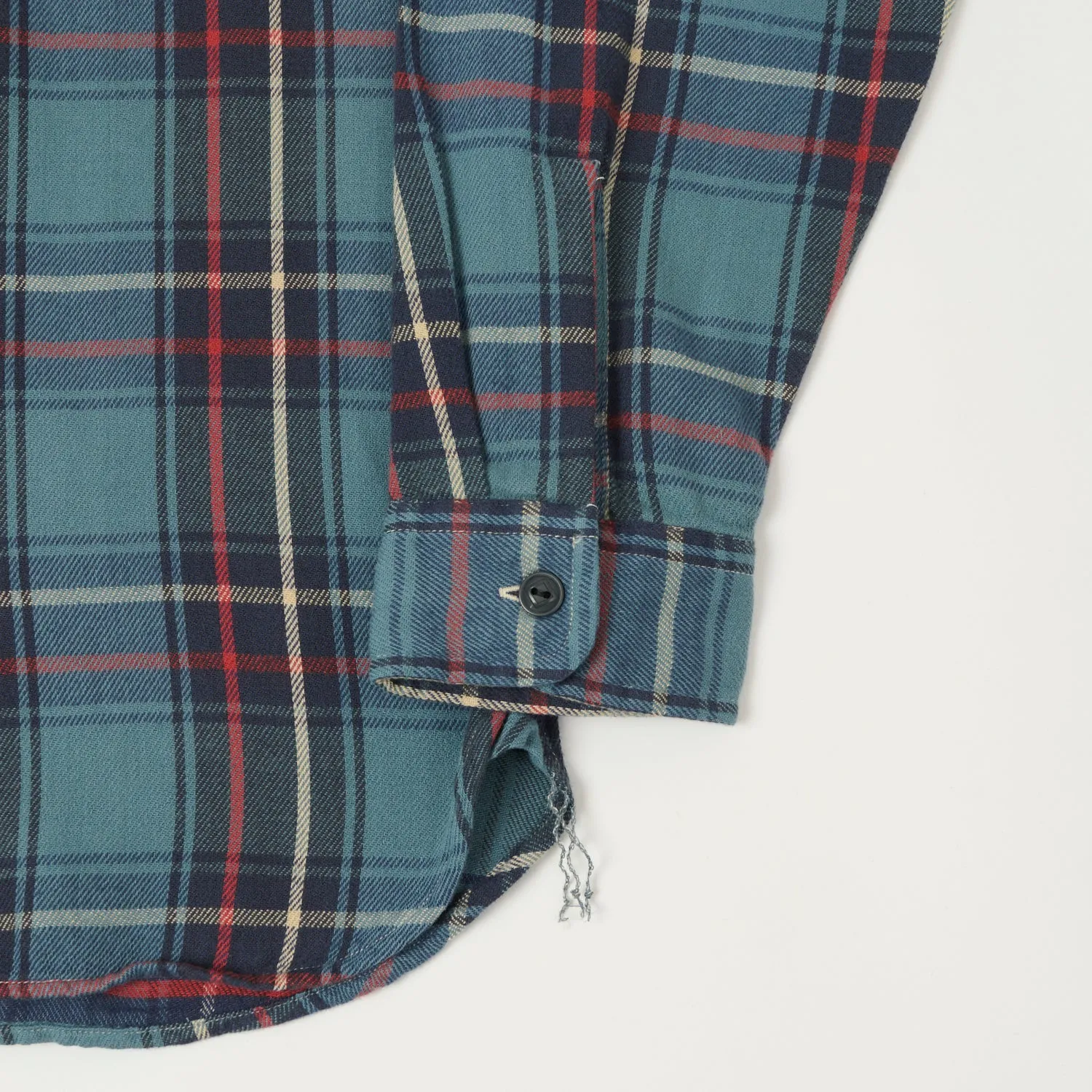 RRL Plaid Twill Workshirt - Blue/Red