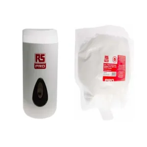 RS Pro 800ml Soap Dispenser With 6 x 800ml 3-in-1 Hand Moisturizer Pouches