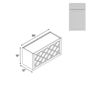 RTA - Elegant Shaker White - Wine Rack - 36"W x 15"H x 12"D