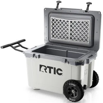 RTIC Outdoors 52qt Ultra-Light Wheeled Hard Sided Cooler - White/Gray