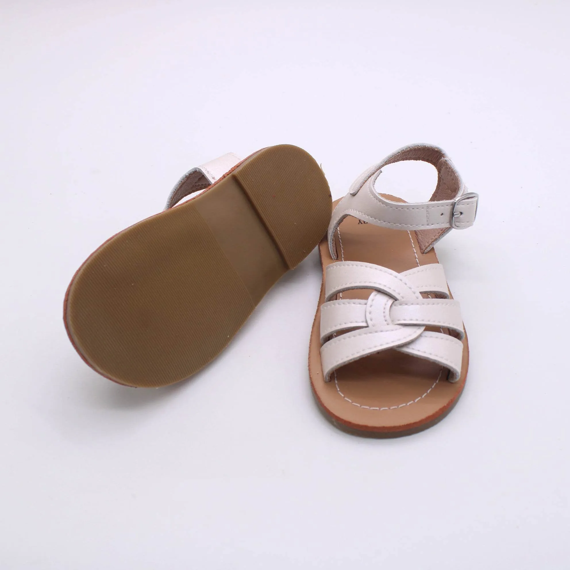 RTS: Vegan Leather Strappy Sandals-