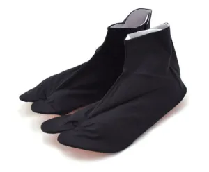 Rubber Sole Tabi - Black (S-XL)