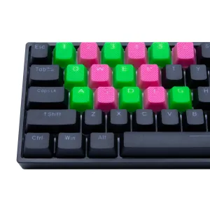 Rubberized Gaming Keycaps (Watermelon)