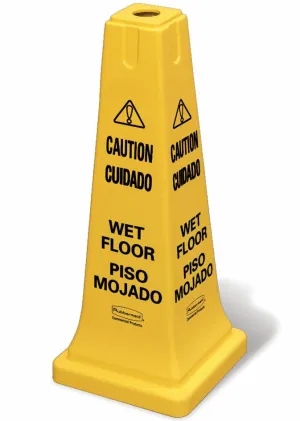 RUBBERMAID SAFETY CONE W/M-LINGUAL