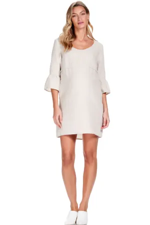 Rubi Linen Maternity Nursing Dress