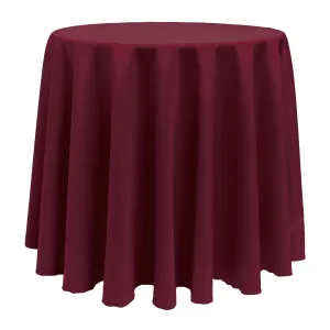 Ruby 90" Round Poly Premier Tablecloth