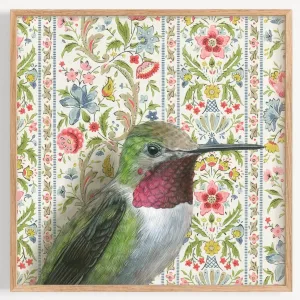 Ruby-throated Hummingbird - Fine Art Print