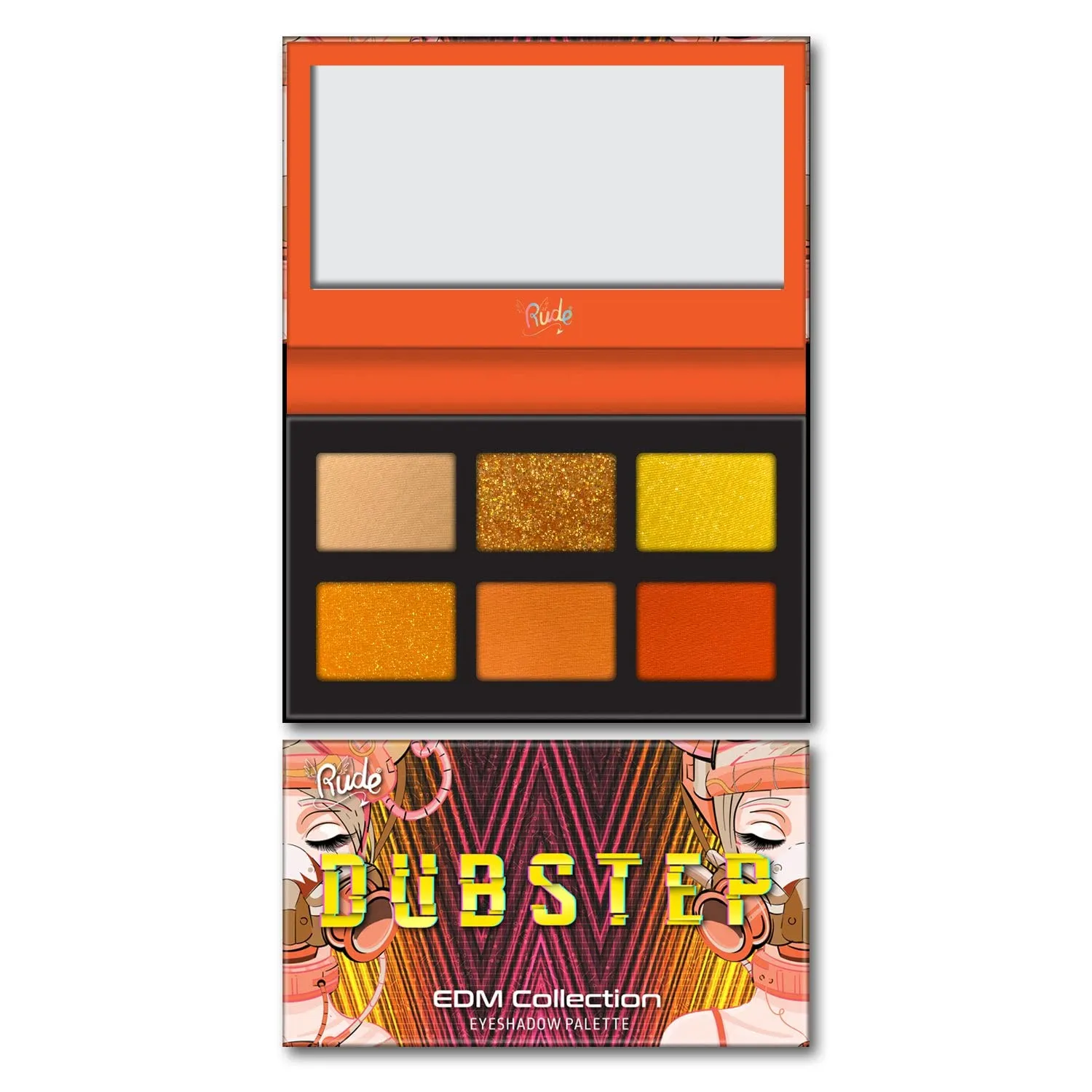 RUDE EDM Collection Color Themed Vibrant Eyeshadow (Dubstep)