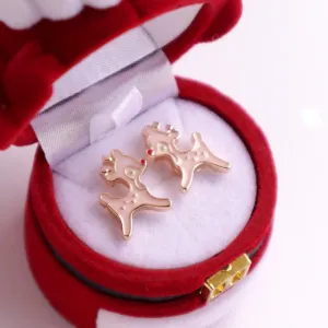 Rudolph The Red Nosed Reindeer Earrings