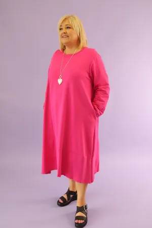 Rue Cotton Dress in Pink