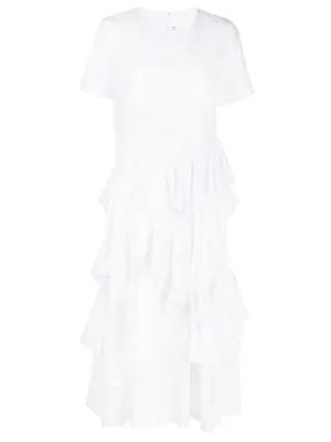 Ruffle Layered T-Shirt Dress