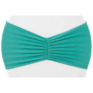 Ruffled Spandex Chair Band - Dark Turquoise