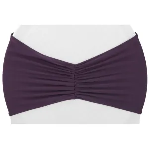 Ruffled Spandex Chair Band - Eggplant/Plum