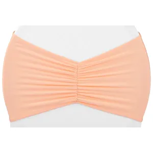 Ruffled Spandex Chair Band - Peach