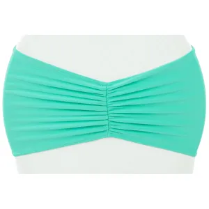 Ruffled Spandex Chair Band - Turquoise