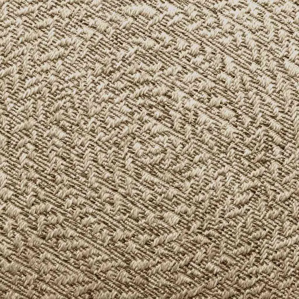 Rug ZIZUR Beige 80x150 cm Jute Look Indoor and Outdoor