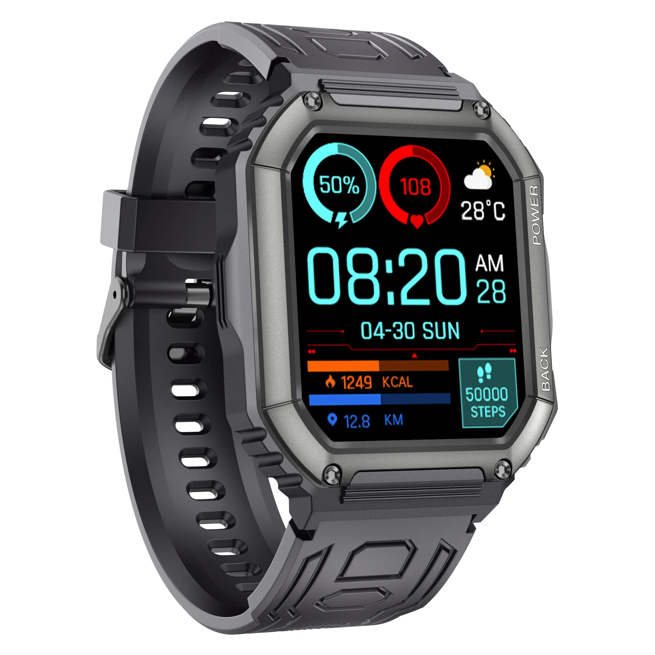 Rugged Waterproof Sport Smart watch W03Kr806