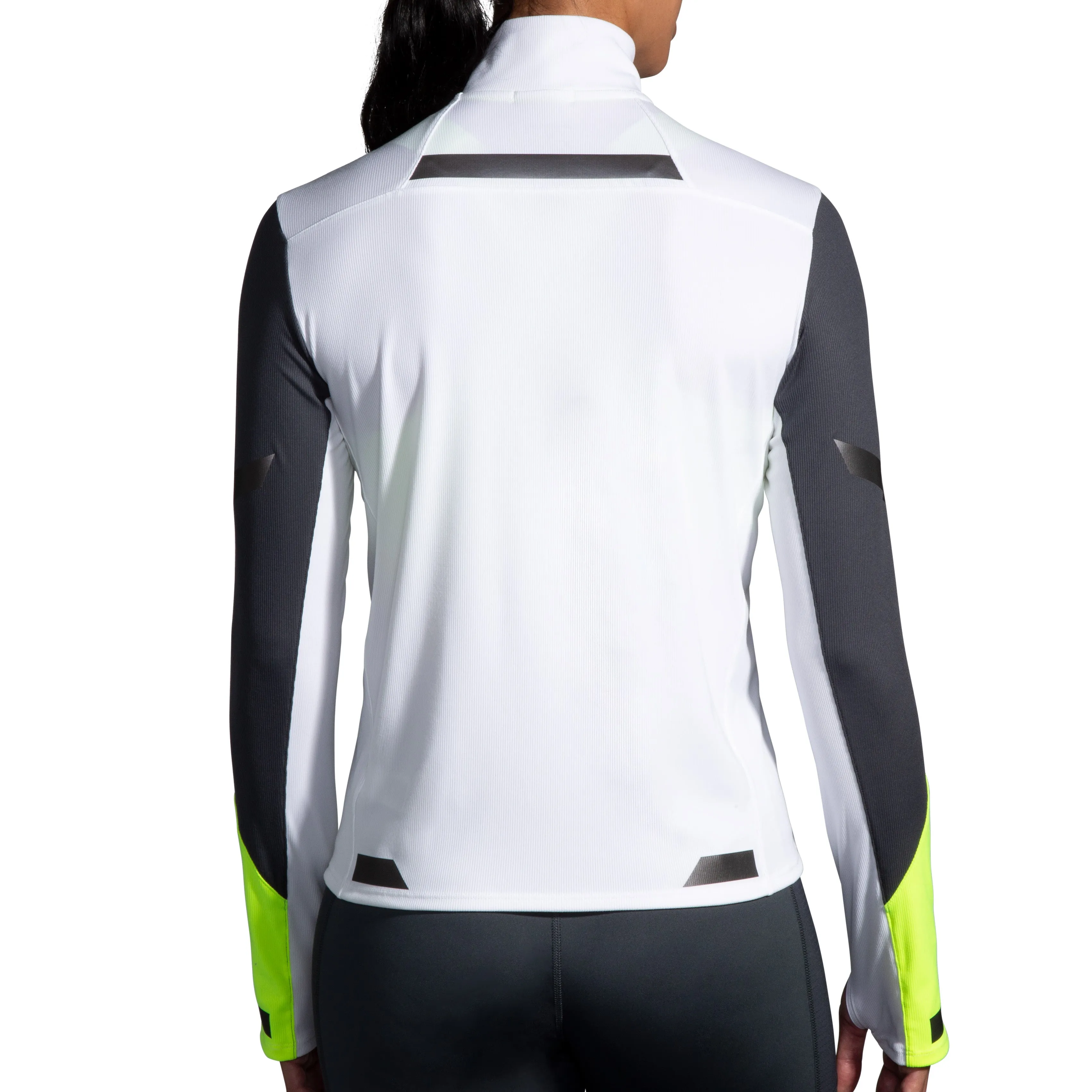 Run Visible 1/2 Zip | White/Asphalt/Nightlife