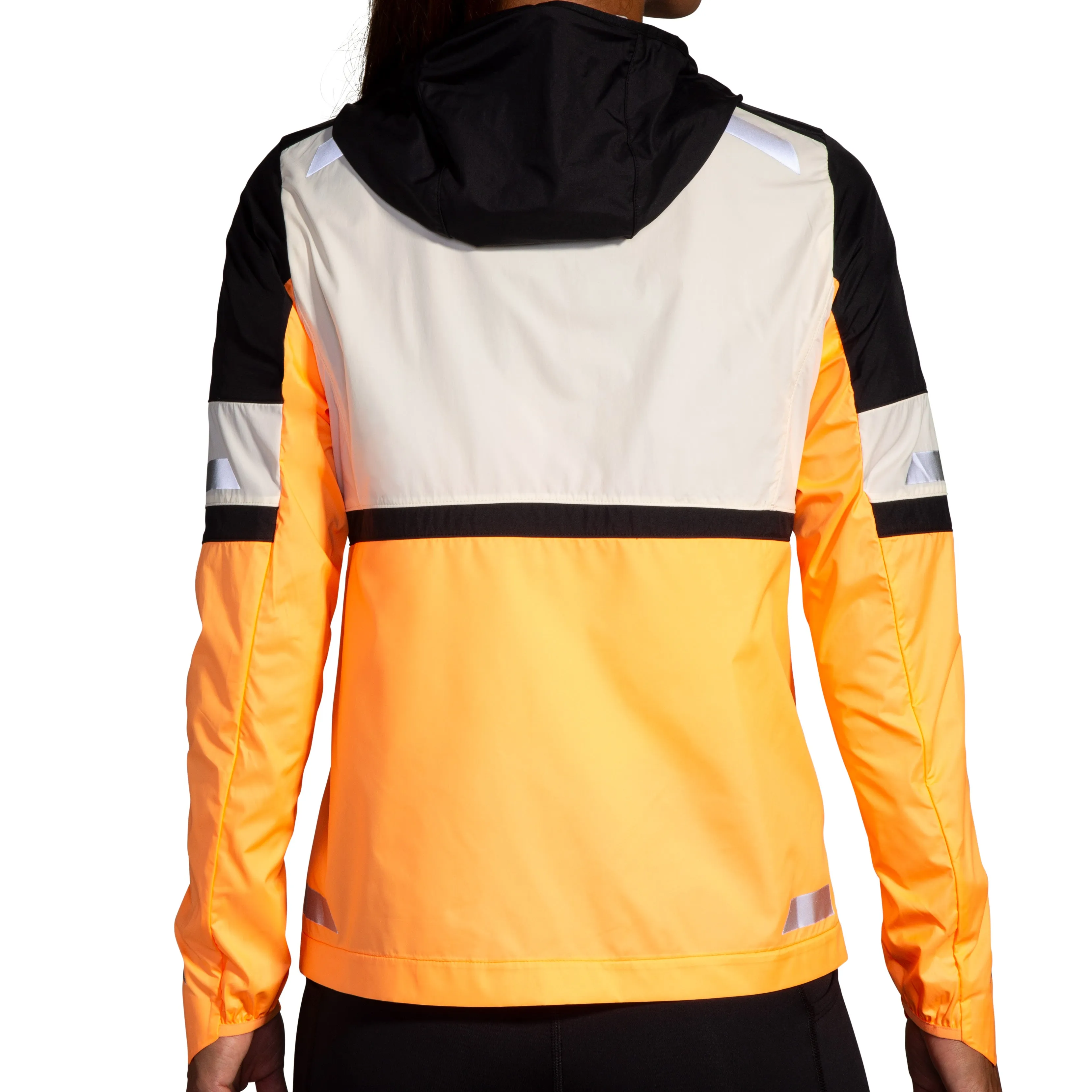 Run Visible Jacket 2.0 W | Ecru/Fluoro Flash/Black