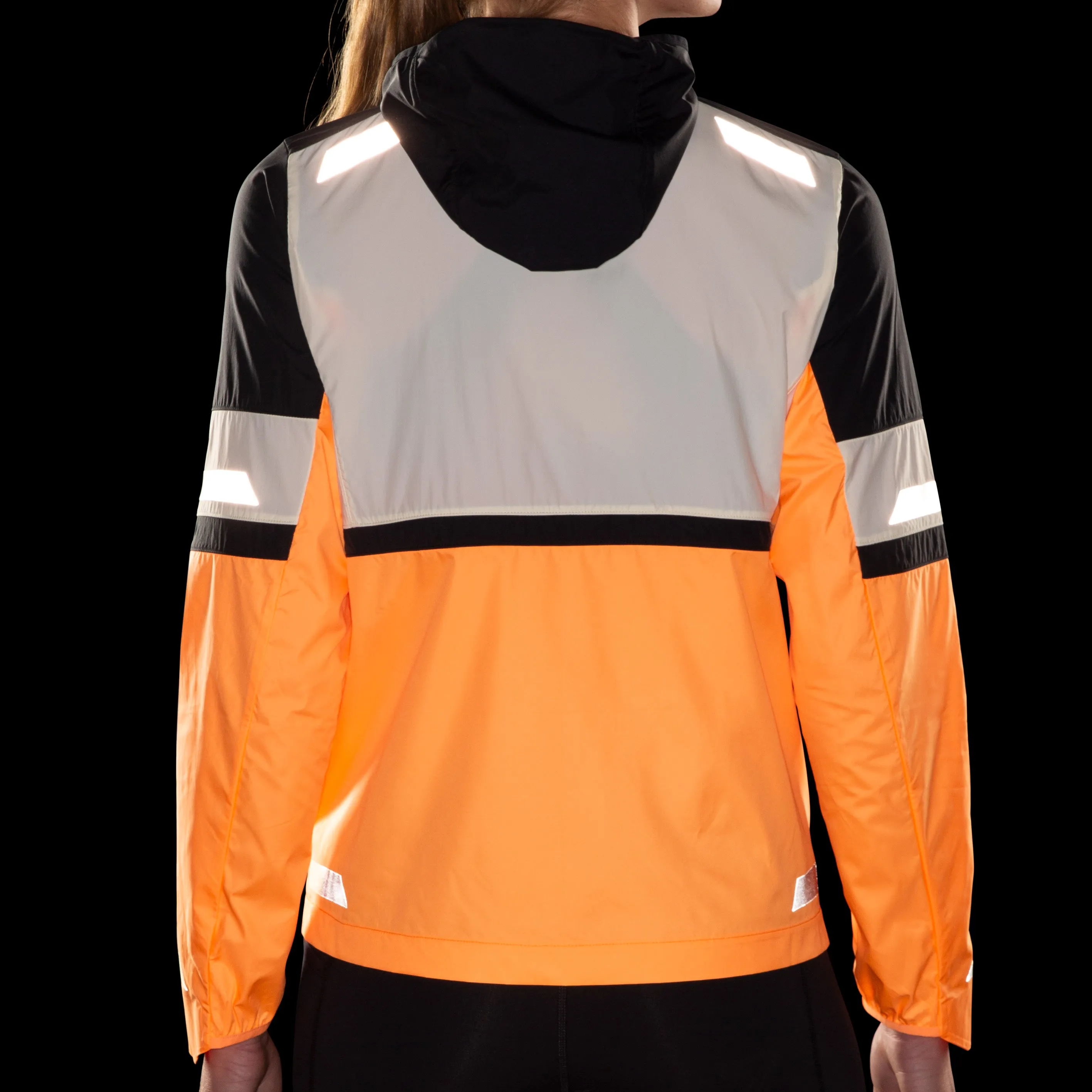 Run Visible Jacket 2.0 W | Ecru/Fluoro Flash/Black