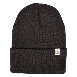 Rustek 100% Merino Wool Watch Cap | Black