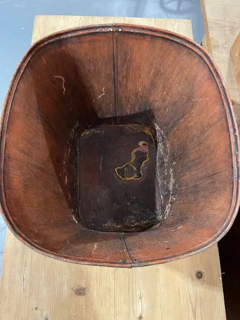 Rustic Metal Bucket    #6117