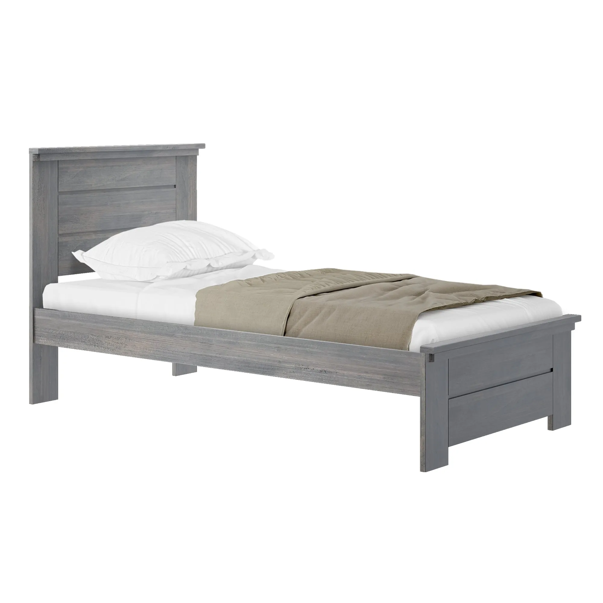 Rustic Panel Bed - Twin