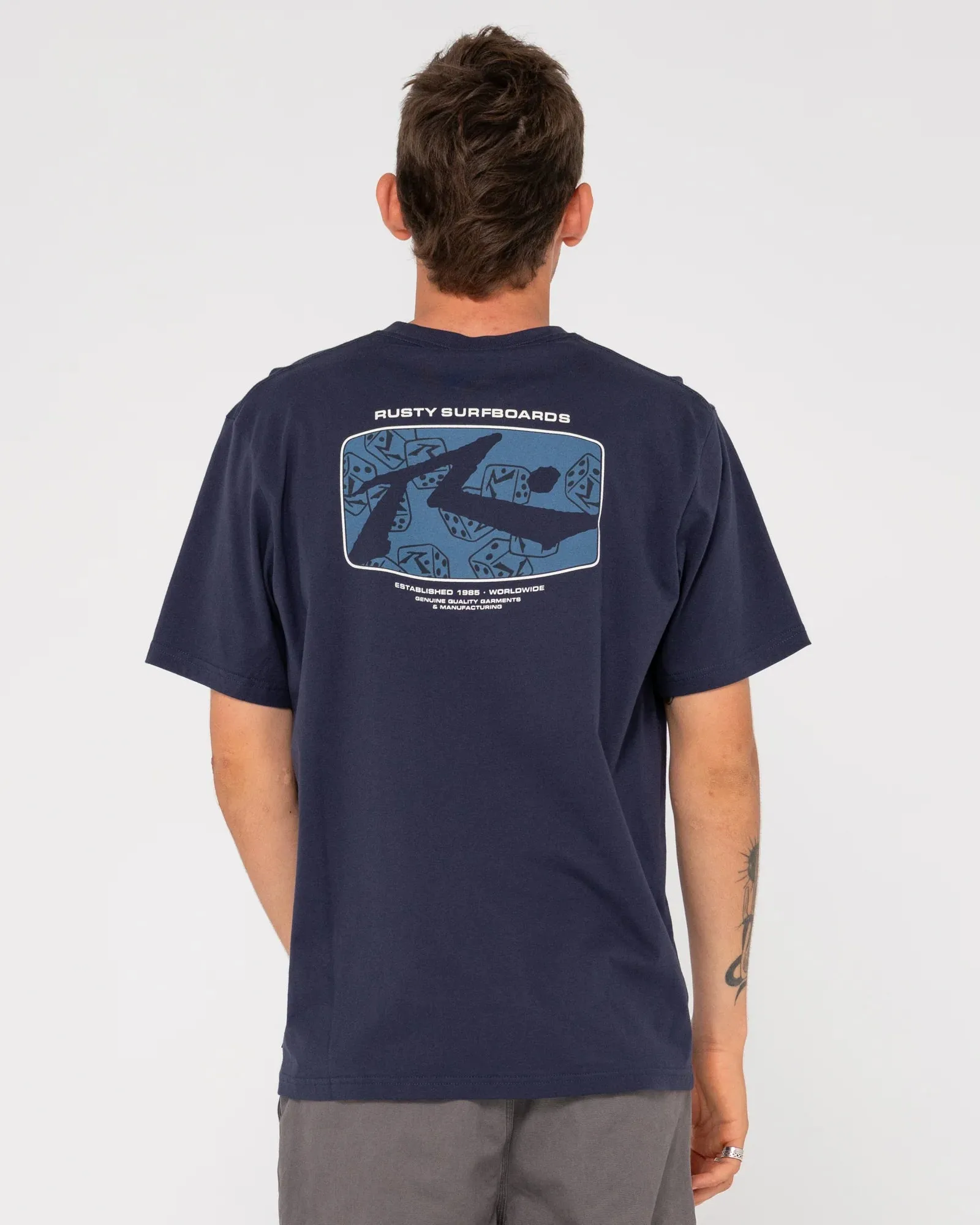 Rusty Advocate Tee Navy