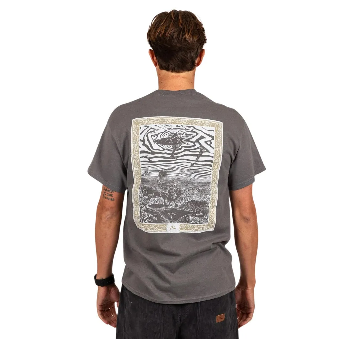 Rusty Fish Eye T-Shirt - Charcoal