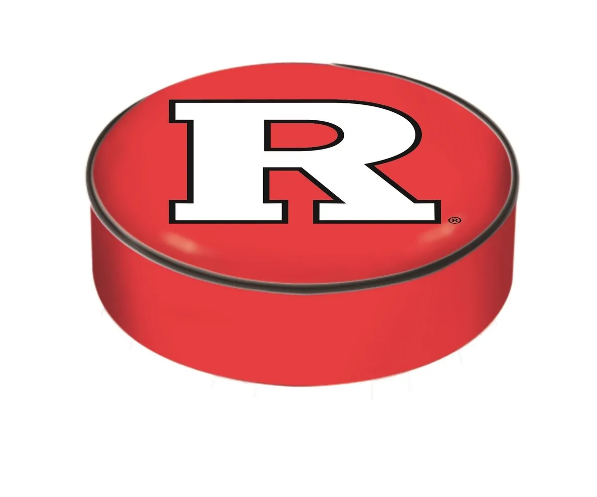 Rutgers Scarlet Knights HBS Red Vinyl Slip Over Bar Stool Seat Cushion Cover