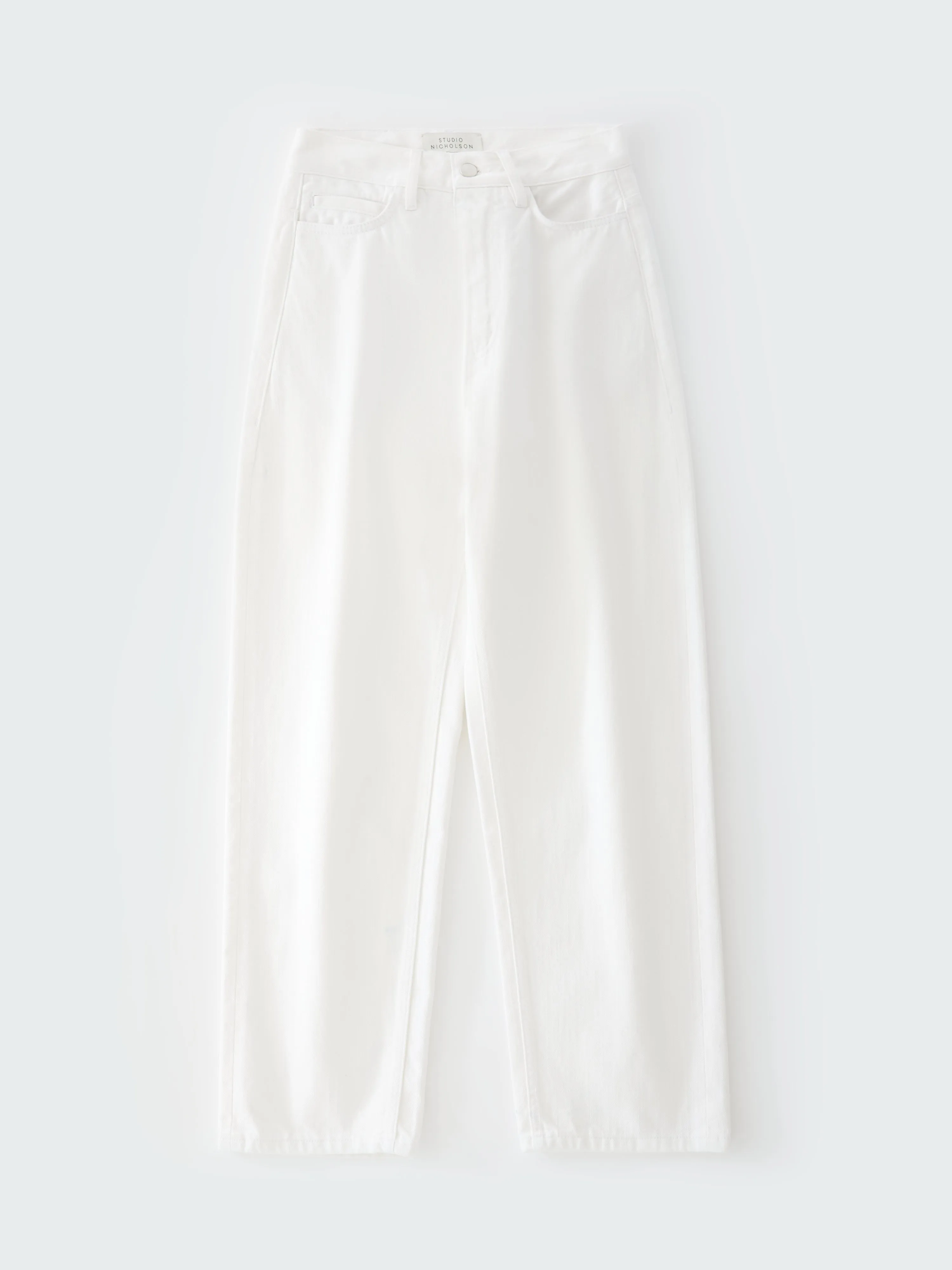 Ruthe Denim Pant in Parchment