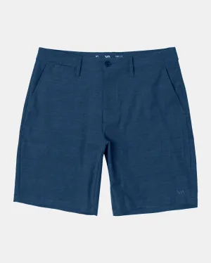 RVCA Boy's Back In Hybrid 19" Shorts - Denim Heather