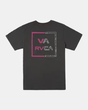 RVCA VA ALL THE WAY TEE - PIRATE BLACK