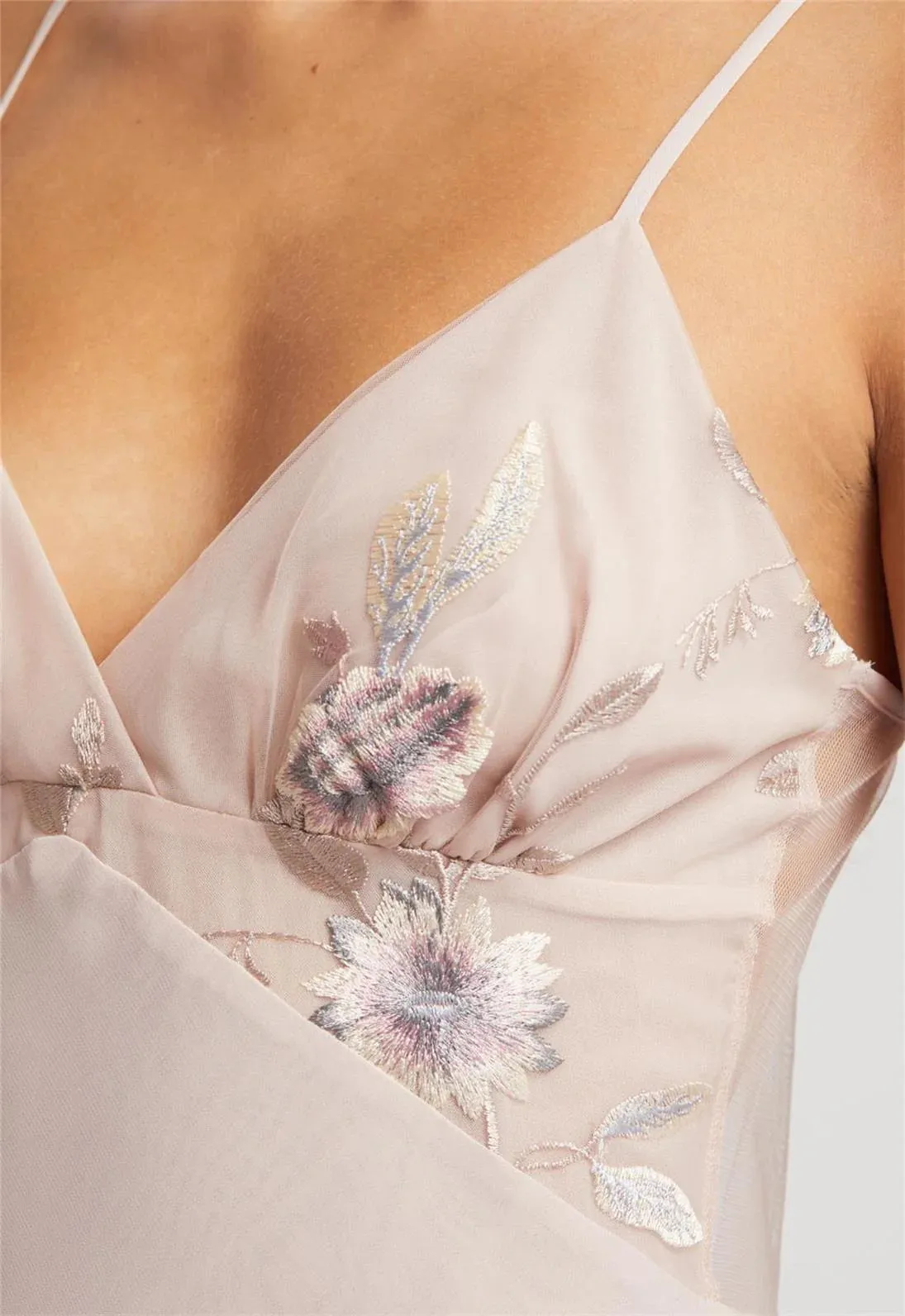 Rya Collection Stunning Chemise - Sepia Rose