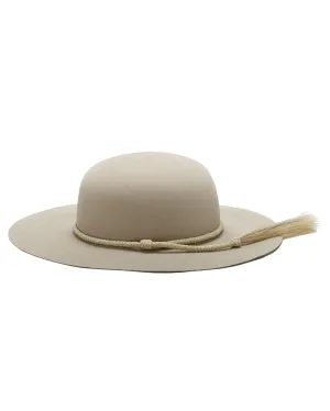 Ryan Roche | Angora Wide Brim Hat | White