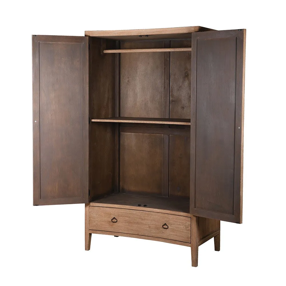 Ryett 2-Door Wardrobe with 1 Drawer