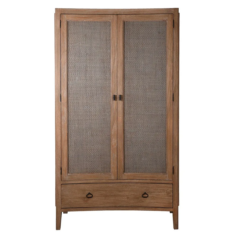 Ryett 2-Door Wardrobe with 1 Drawer