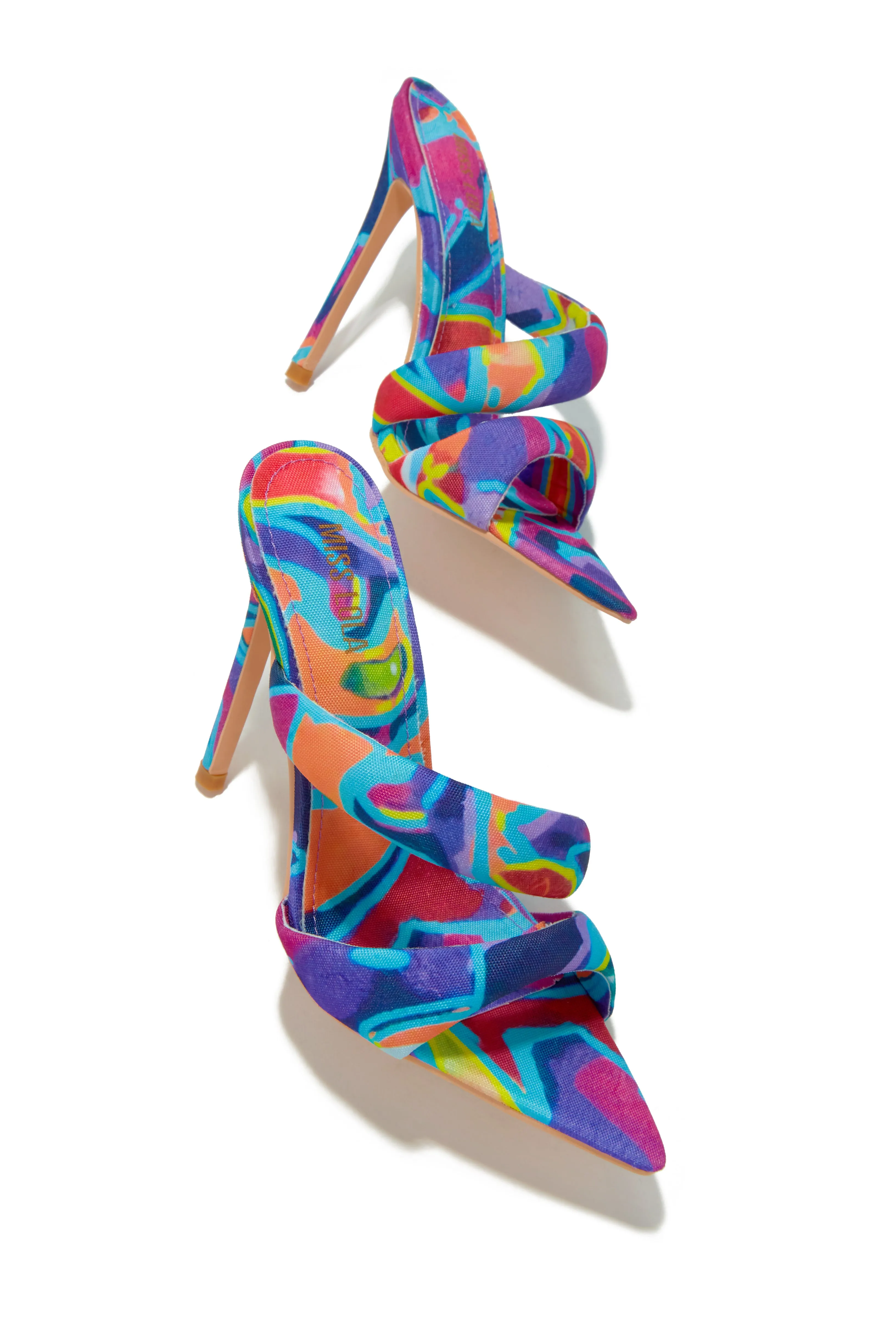 Ryett High Heel Mules - Multi